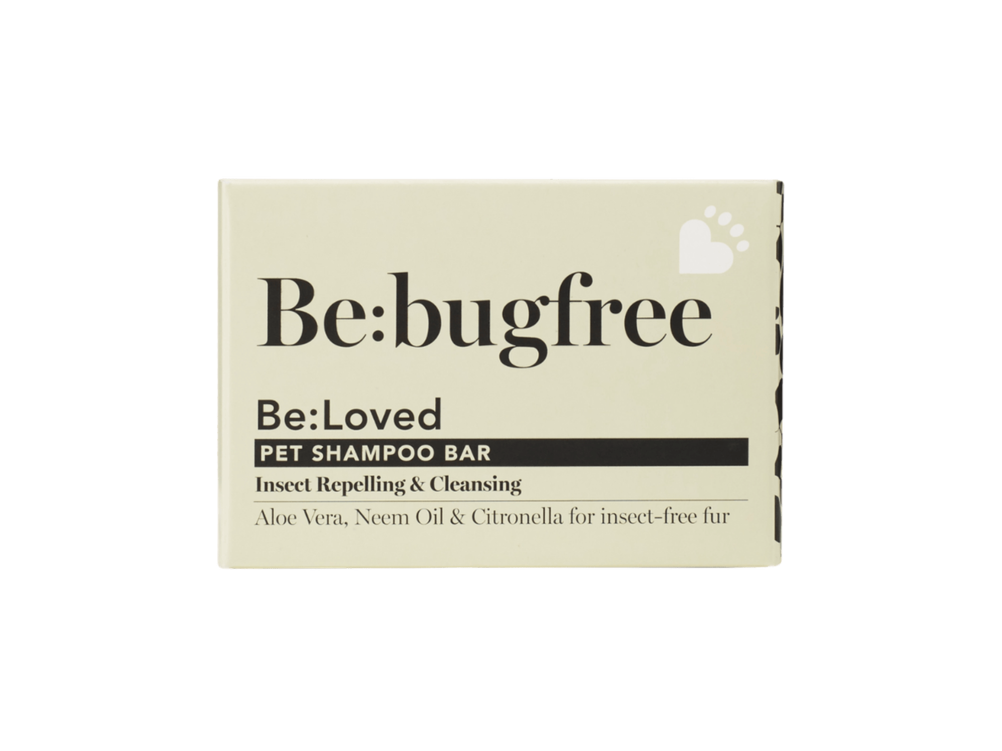 Be:bugfree flåttavstøtende sjampobar med valmuefrø og sitrongress 110 g
