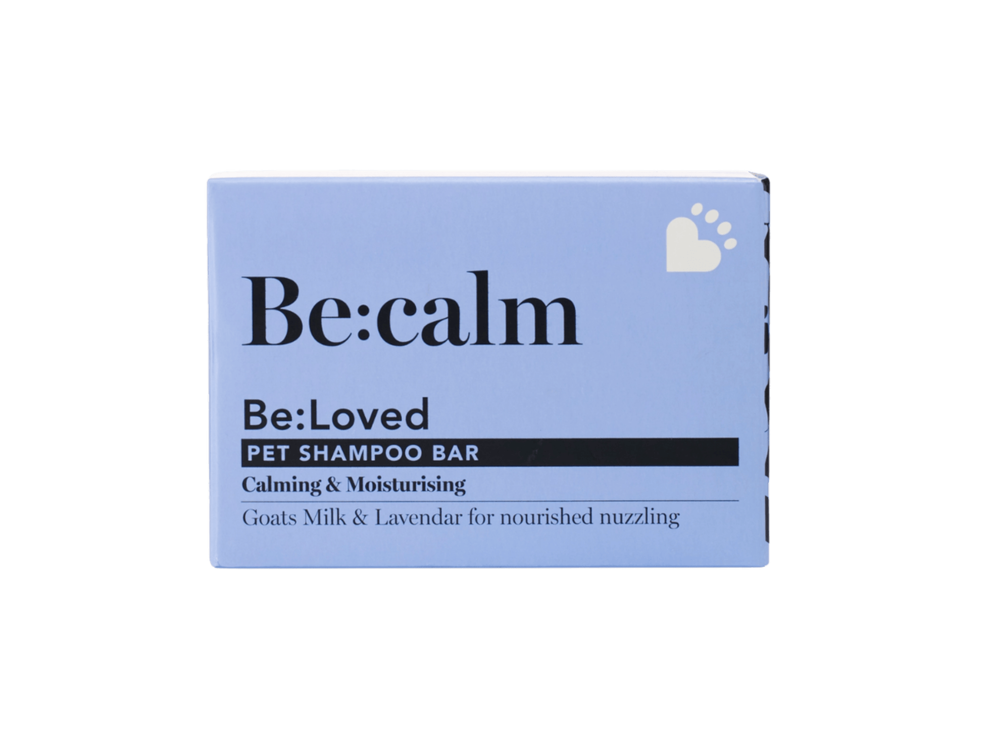 Be:calm beroligende sjampobar med geitemelk og lavendel 110 g