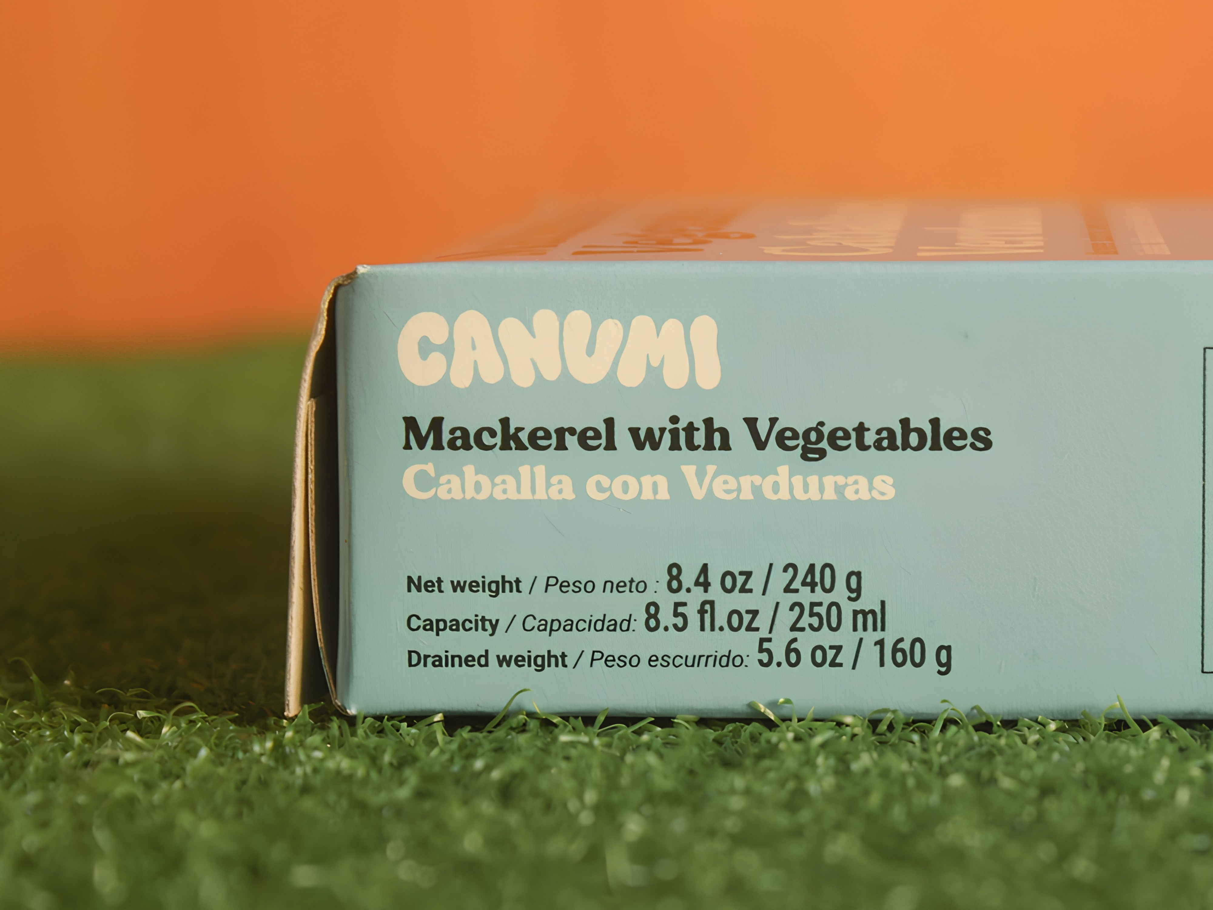 Canumi hermetisert makrell med grønnsaker 240 g