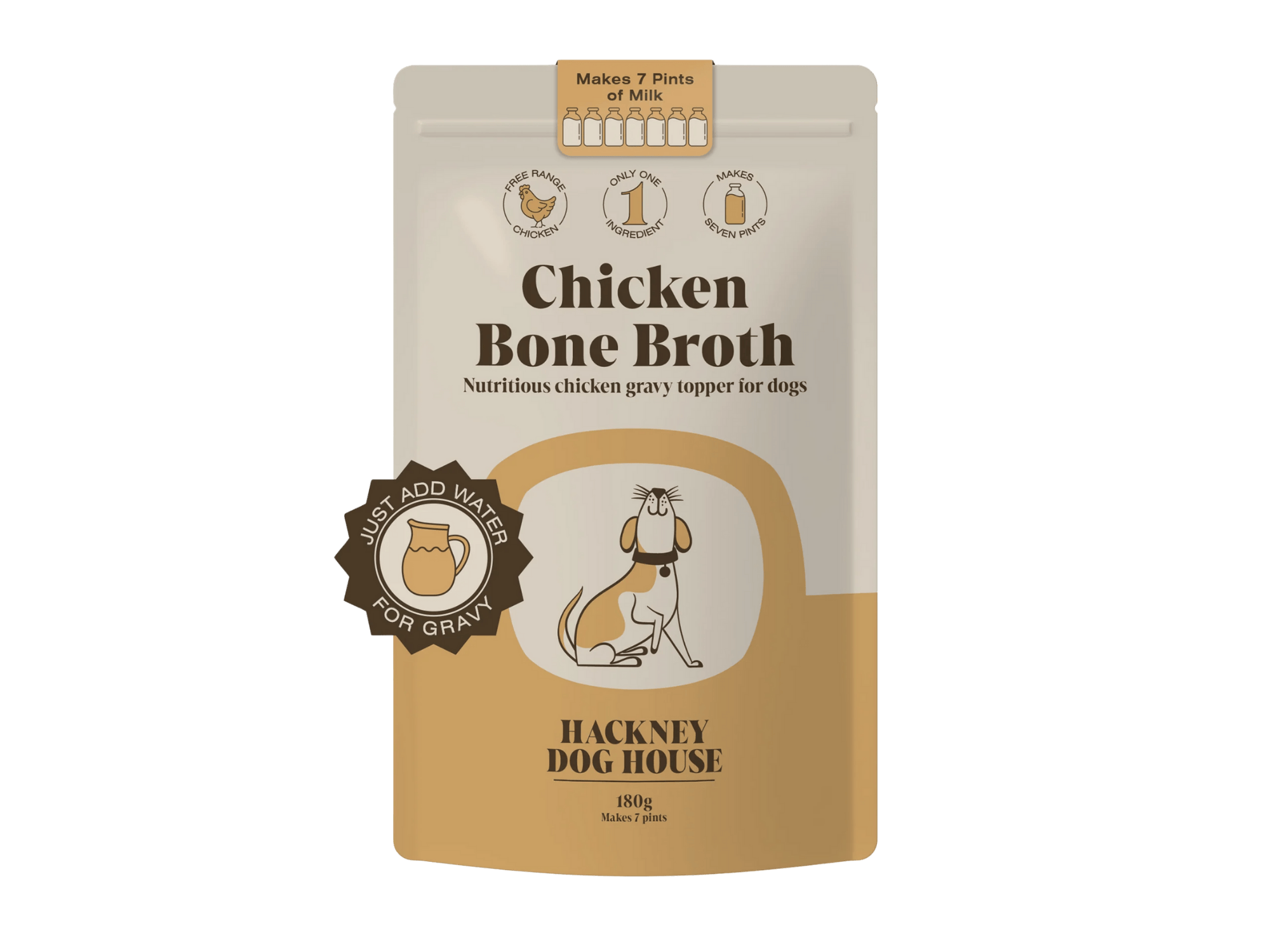 Hackney Dog House beinkraftpulver av frittgående kylling 180 g