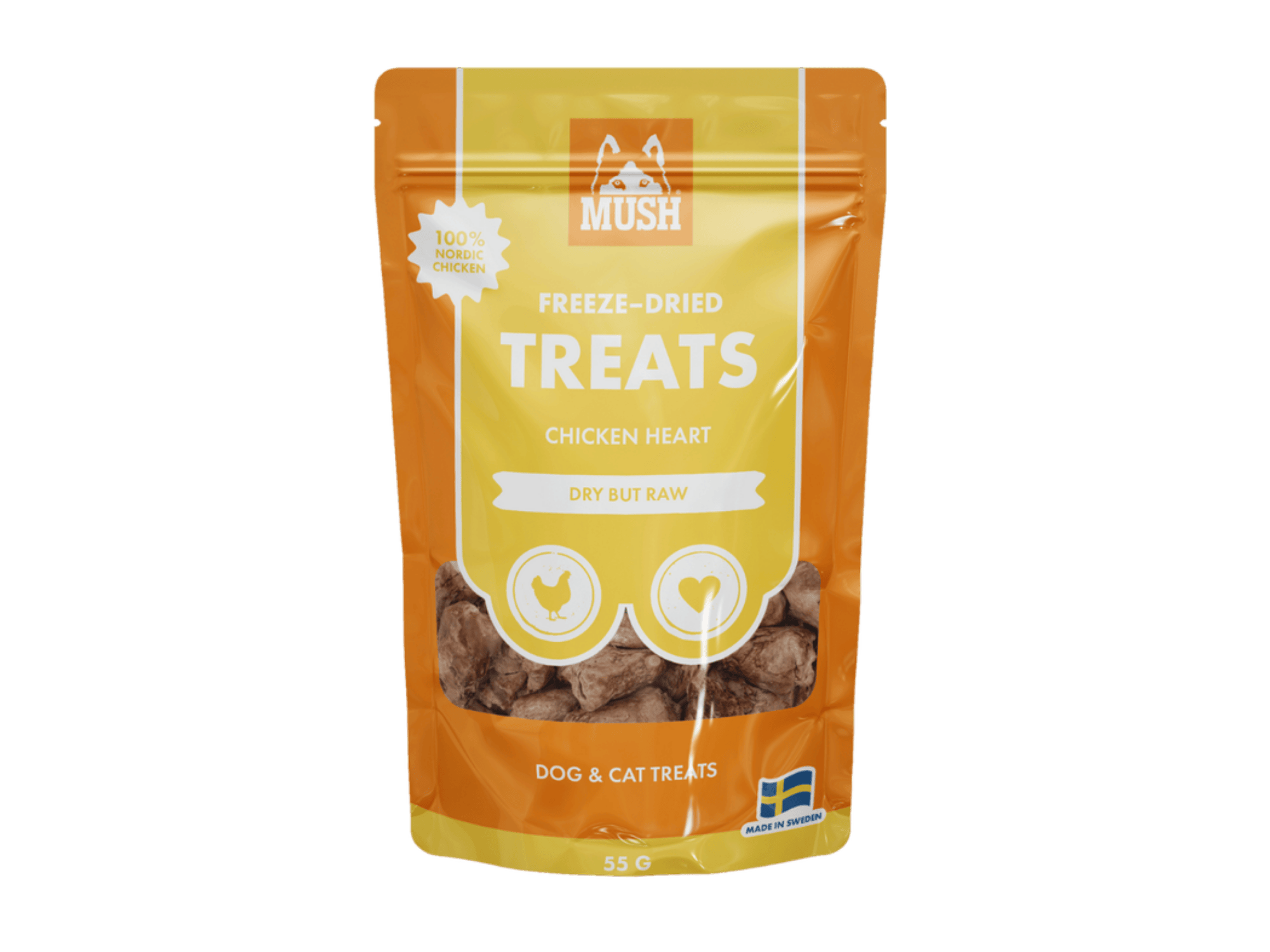Mush Freeze-Dried Treats frysetørkede godbiter av kylling 50 g