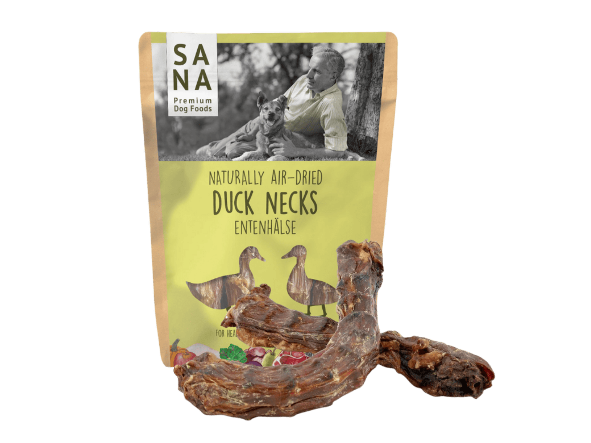 Sana lufttørket andehals 350 g