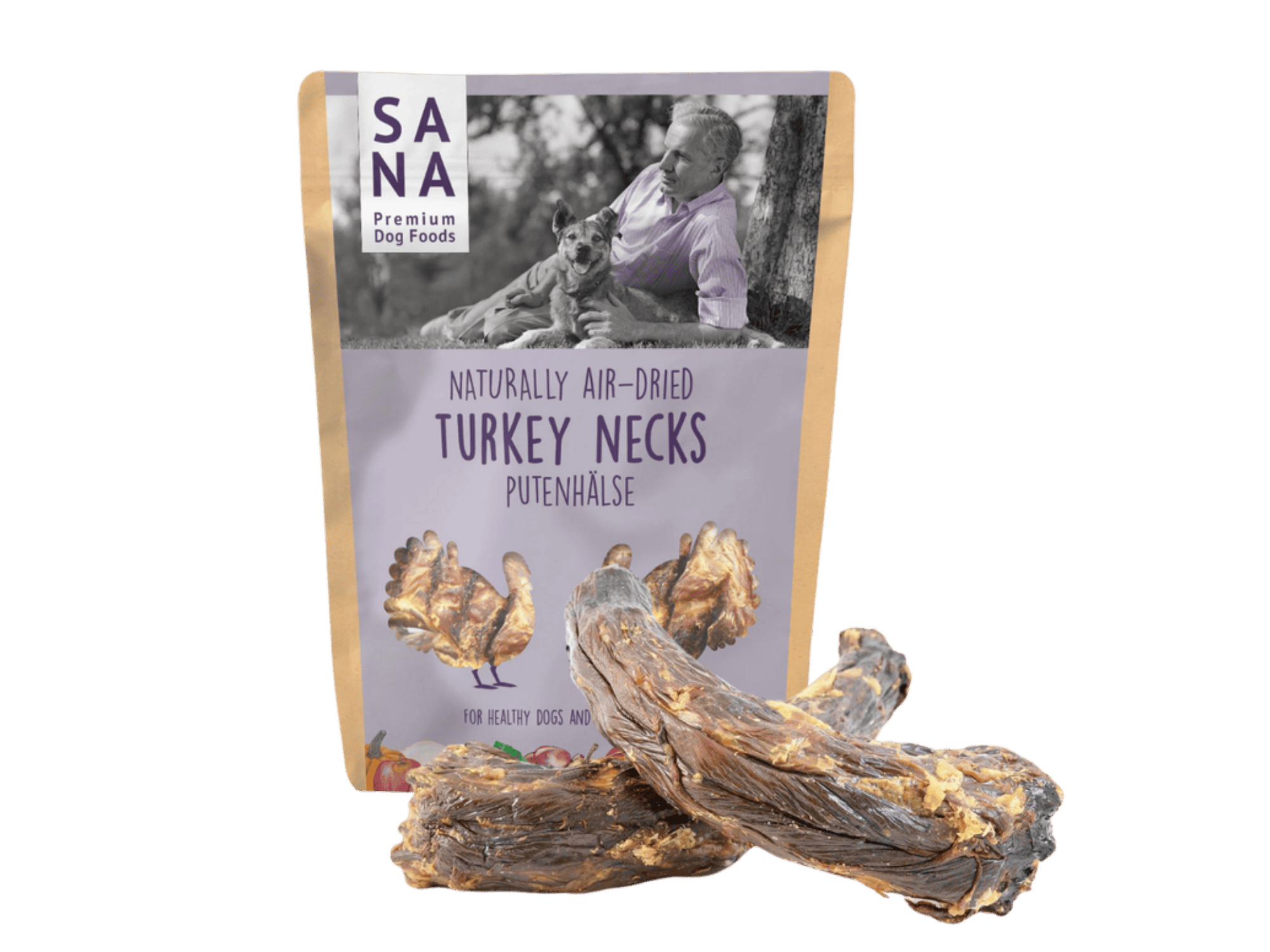 Sana lufttørket kalkunhals 250 g