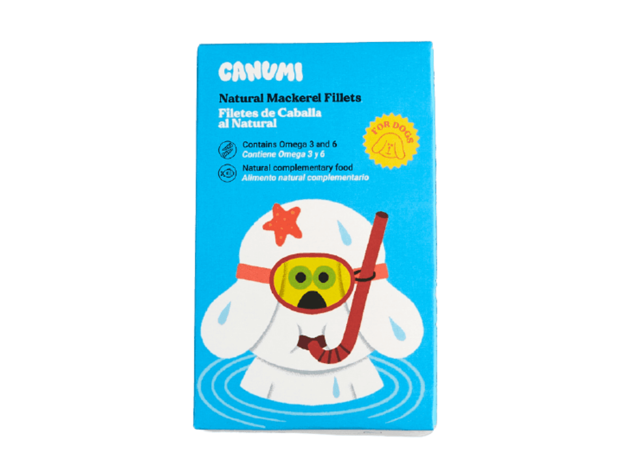 Canumi hermetisert makrellfilet i vann - Hundepappa