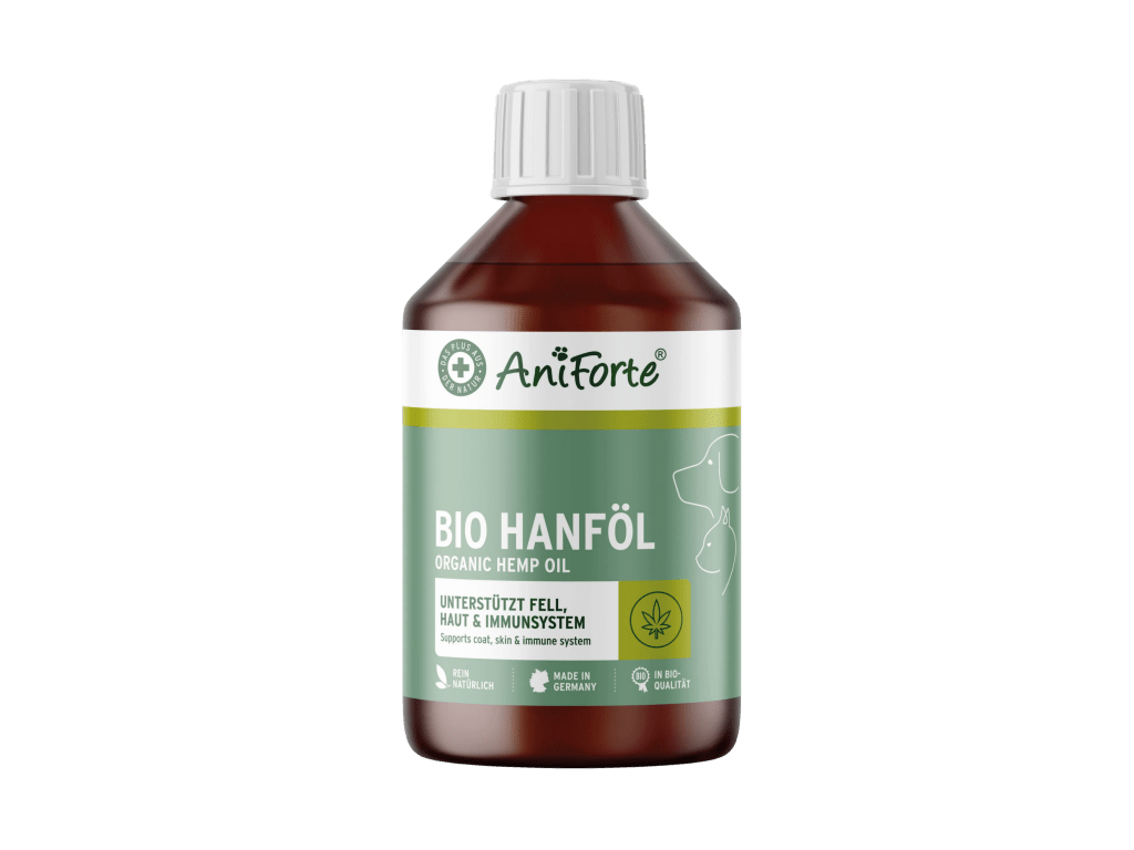 AniForte økologisk hampfrøolje 250 ml - Hundepappa