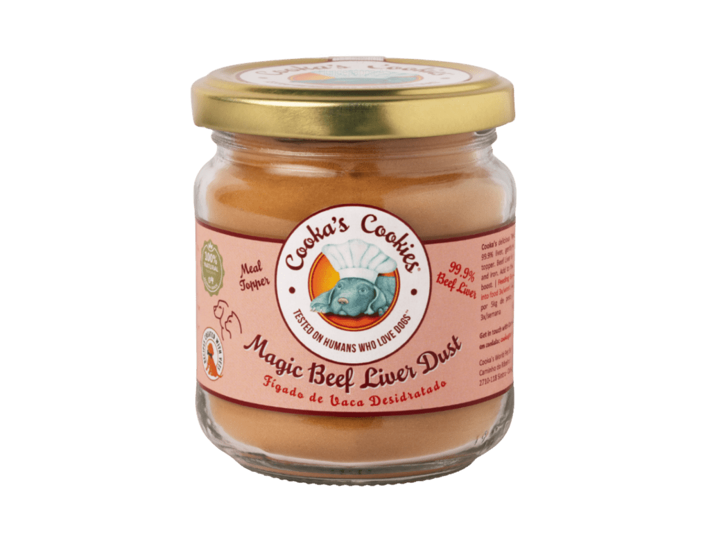 Cooka's Cookies pulver av storfelever 90 g - Hundepappa