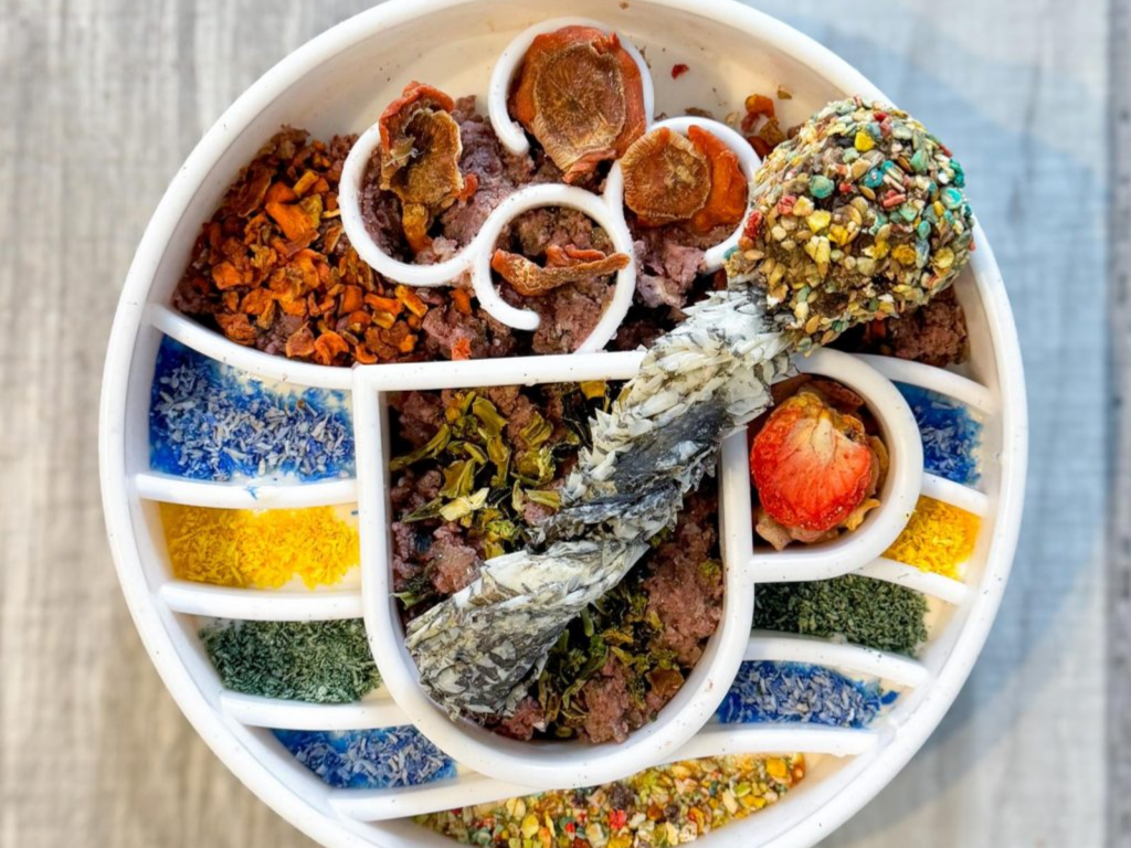 Cooka's Cookies strøssel av kokos og spirulina 65 g - Hundepappa