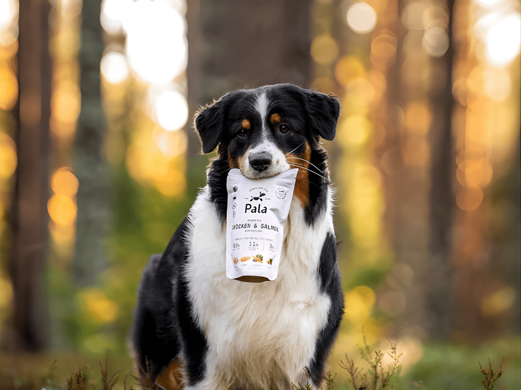 Pala Recipe 2 lufttørket råfôr av kylling og norsk laks - Hundepappa