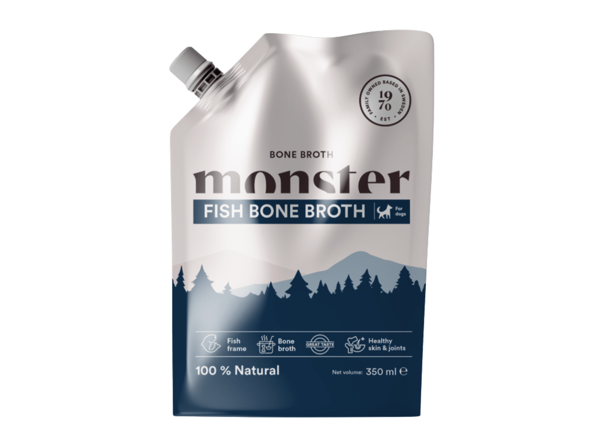 Monster flytende beinkraft av fisk - Hundepappa