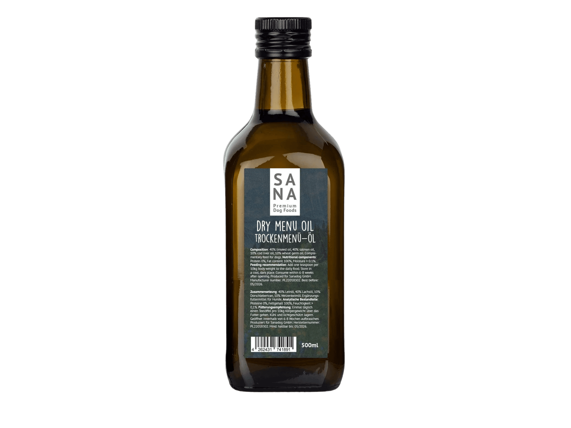 Sana tørrfôrolje - Hundepappa