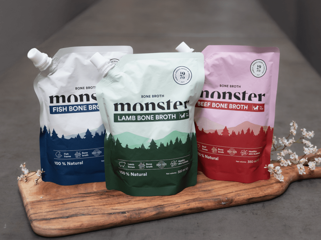 Flytende beinkraft fra Monster - Hundepappa