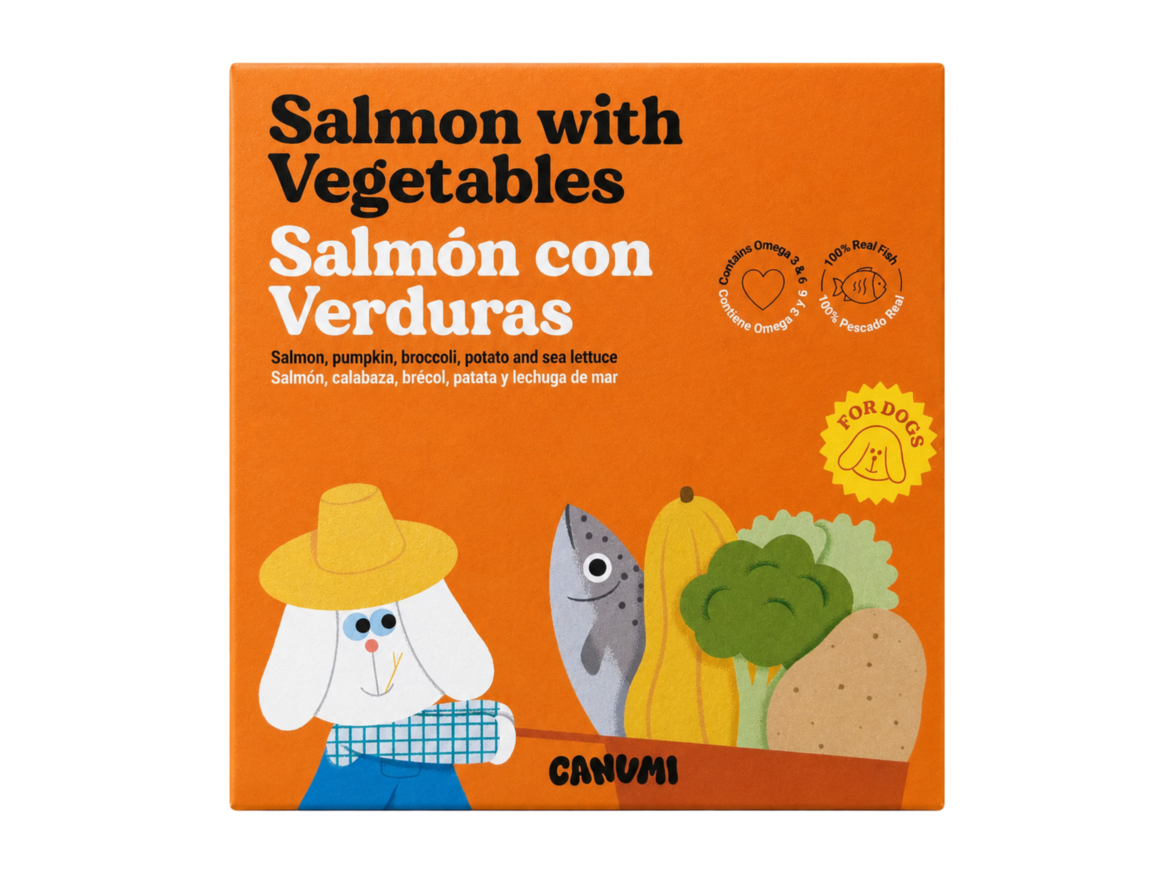 Canumi hermetisert laks med grønnsaker 240 g
