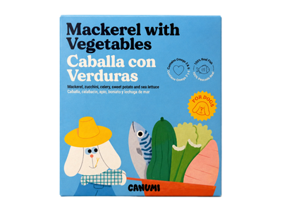 Canumi hermetisert makrell med grønnsaker 240 g