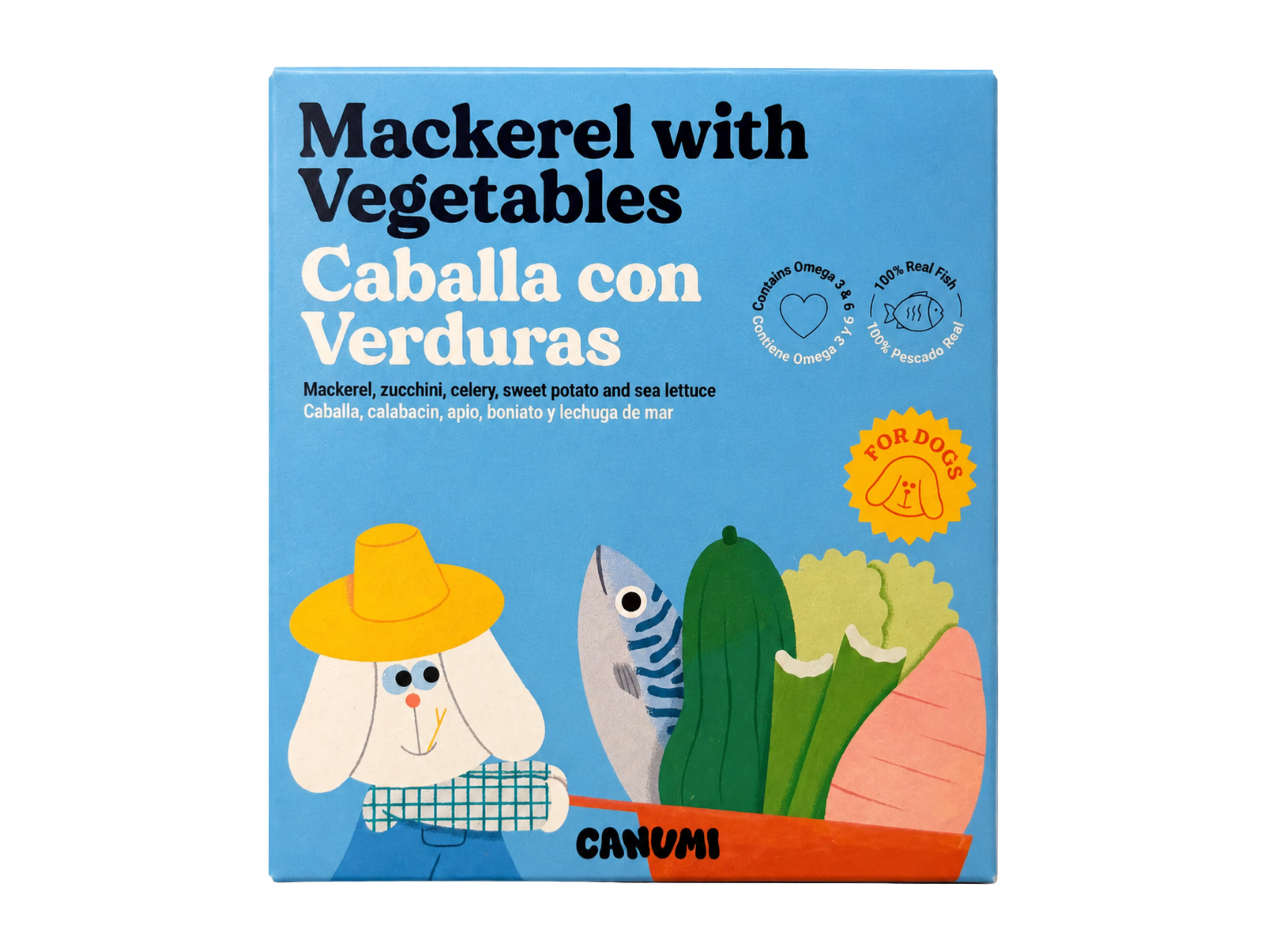 Canumi hermetisert makrell med grønnsaker 240 g