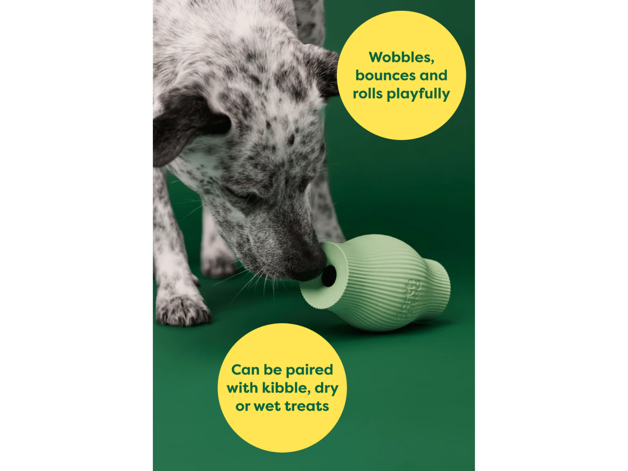 Earth Rated Treat Toy godbitdispenser i naturlig gummi