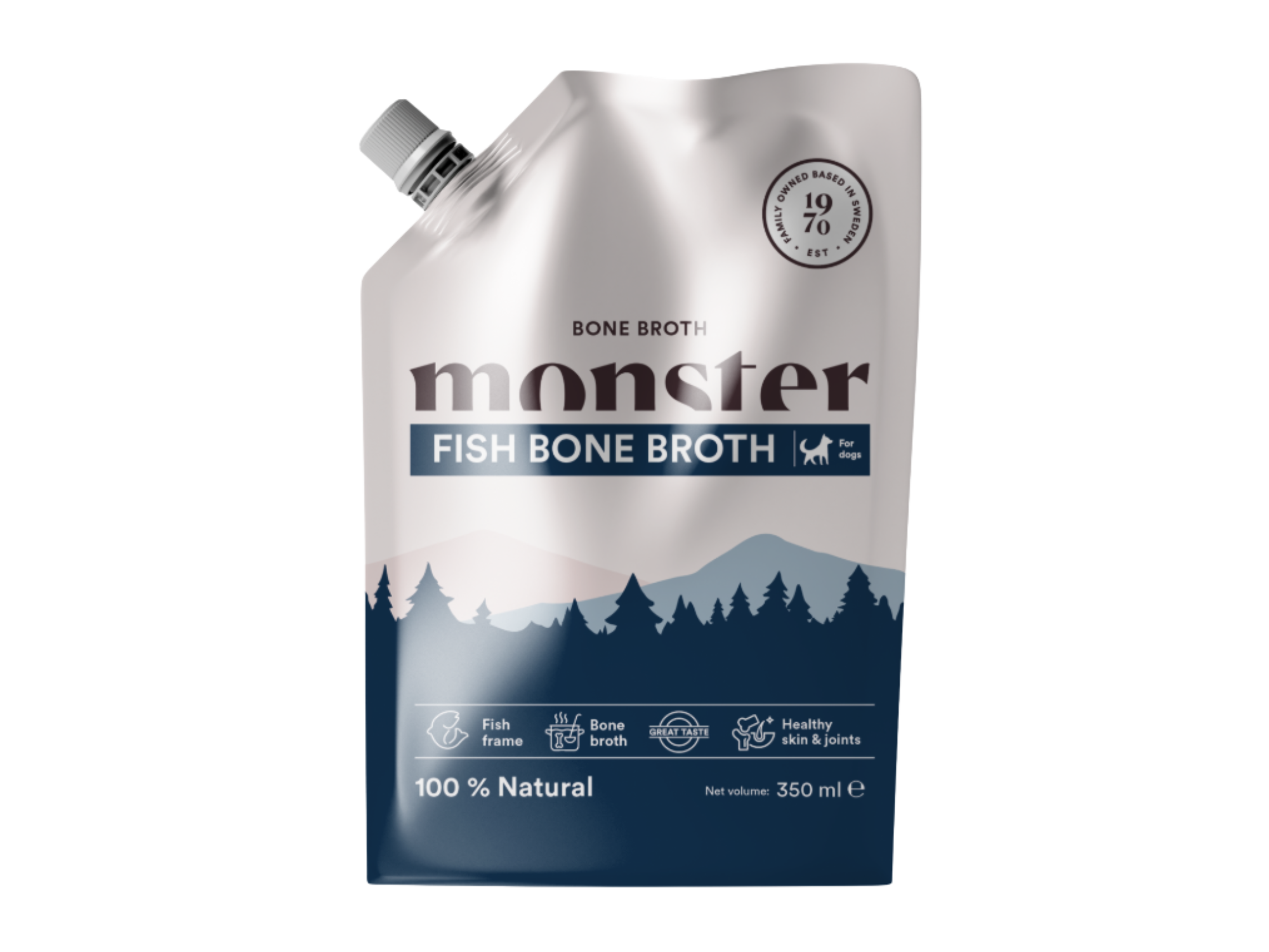 Monster flytende beinkraft av fisk