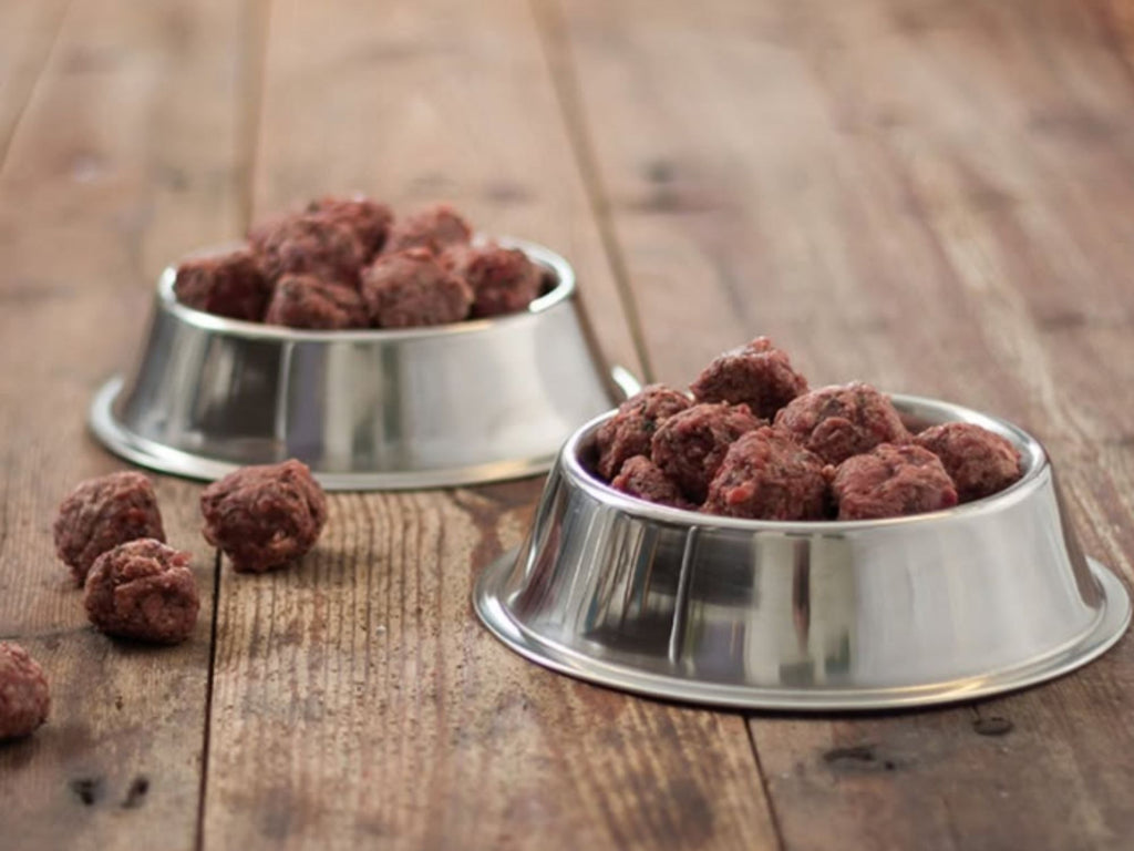 Mush Vaisto Rød fryst råfôr av svin, storfe og laks 3 kg