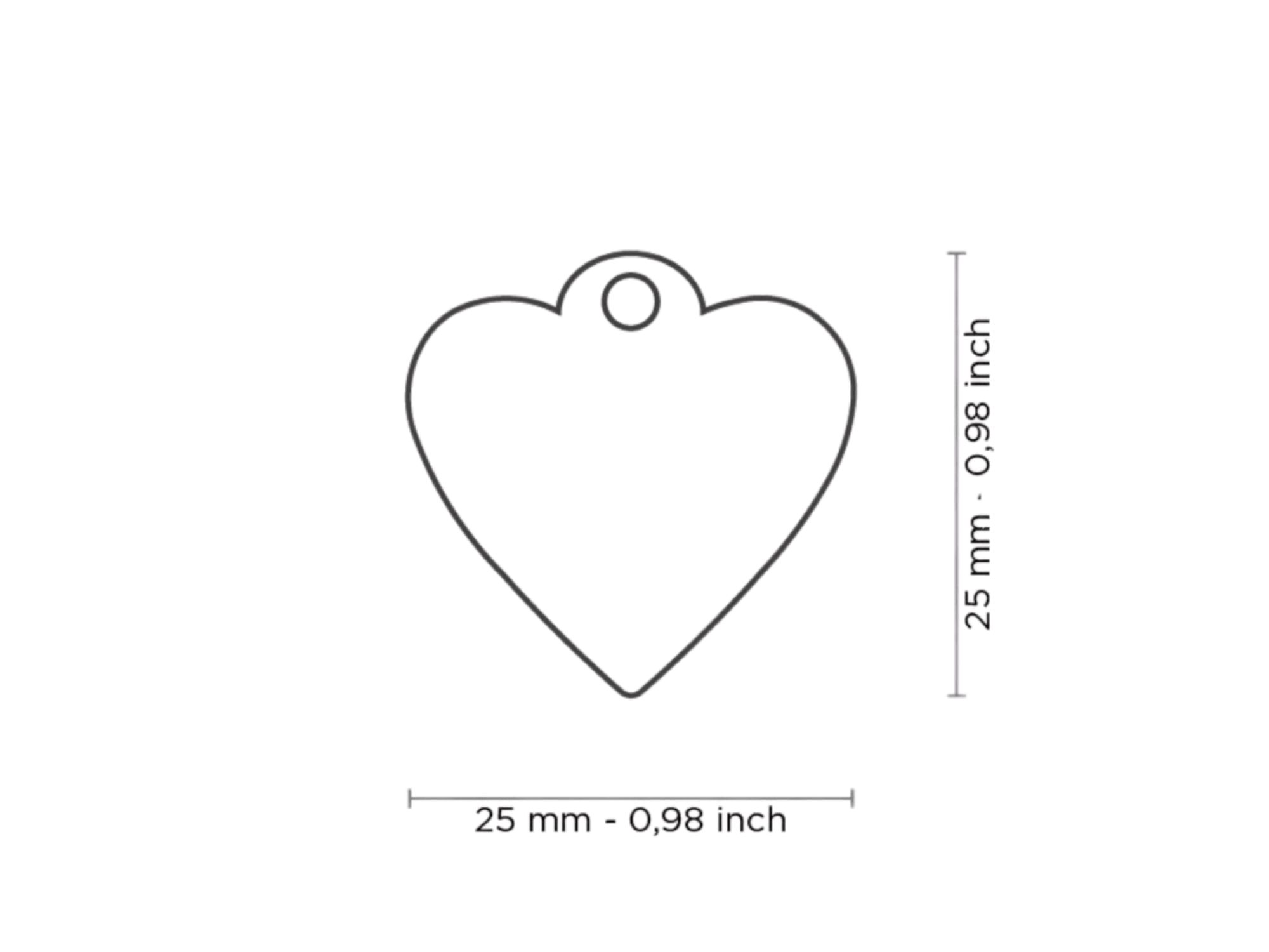 MyFamily ID brikke hjerte