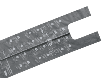 Adios komposterbare grå hundeposer med håndtak - Hundepappa