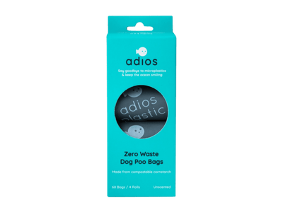 Adios komposterbare grå hundeposer uten håndtak - Hundepappa