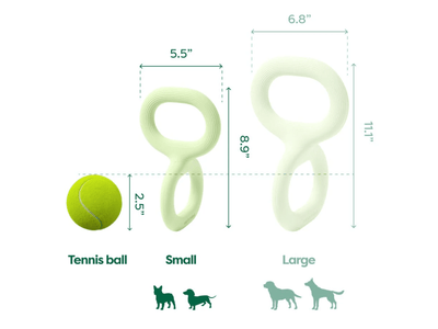Earth Rated Tug Toy drakampleke i naturlig gummi - Hundepappa