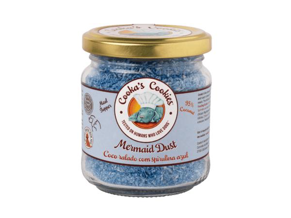 Cooka's Cookies strøssel av kokos og spirulina 65 g - Hundepappa