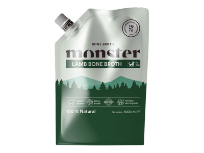 Monster flytende beinkraft av lam - Hundepappa