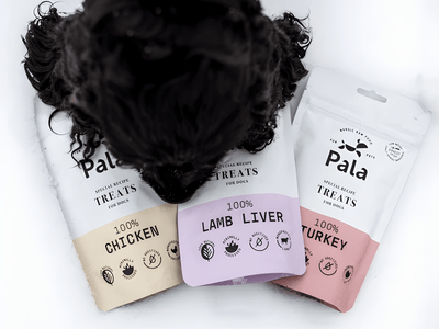 Pala Treats lufttørkede godbiter av lammelever - Hundepappa