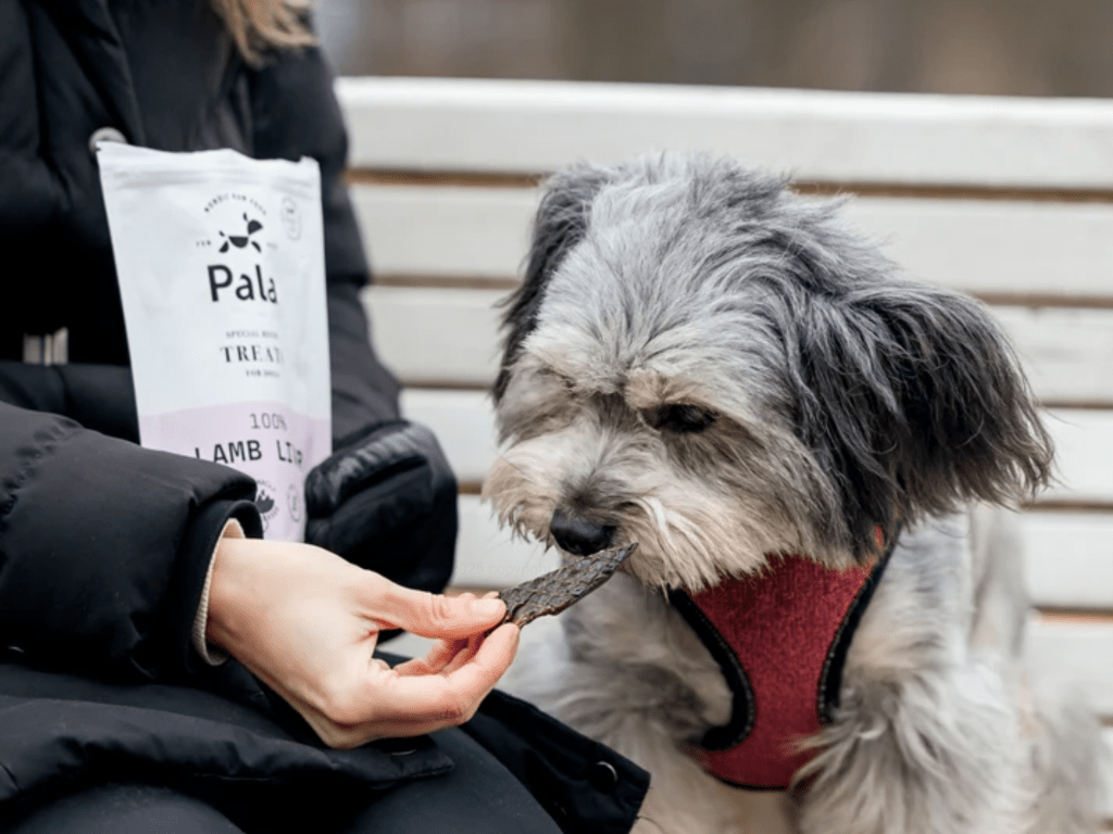 Pala Treats lufttørkede godbiter av lammelever - Hundepappa