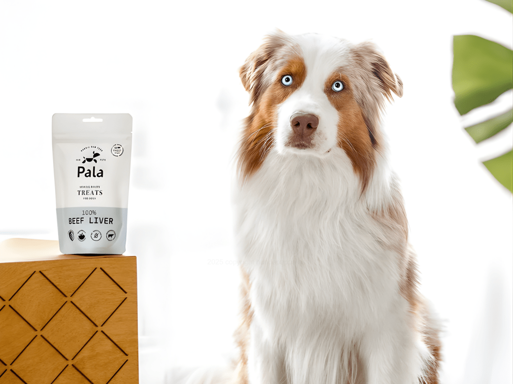Pala Treats lufttørkede godbiter av storfelever - Hundepappa