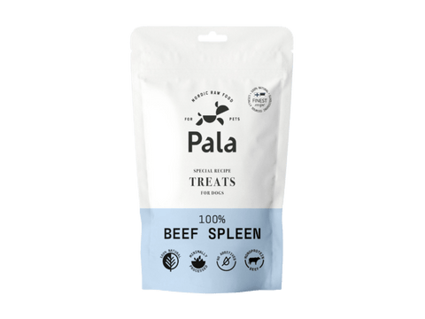 Pala Treats lufttørkede godbiter av storfemilt 100 g - Hundepappa