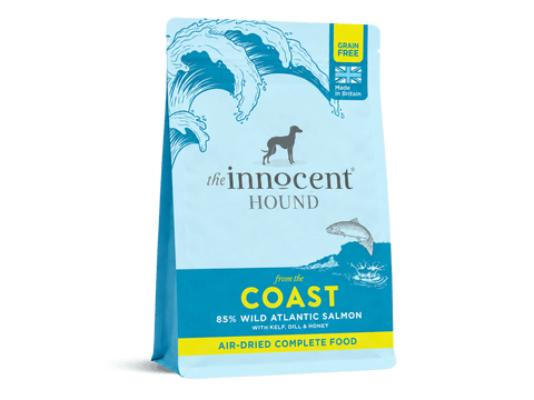 The Innocent Hound lufttørket råfôr av villaks 1 kg - Hundepappa