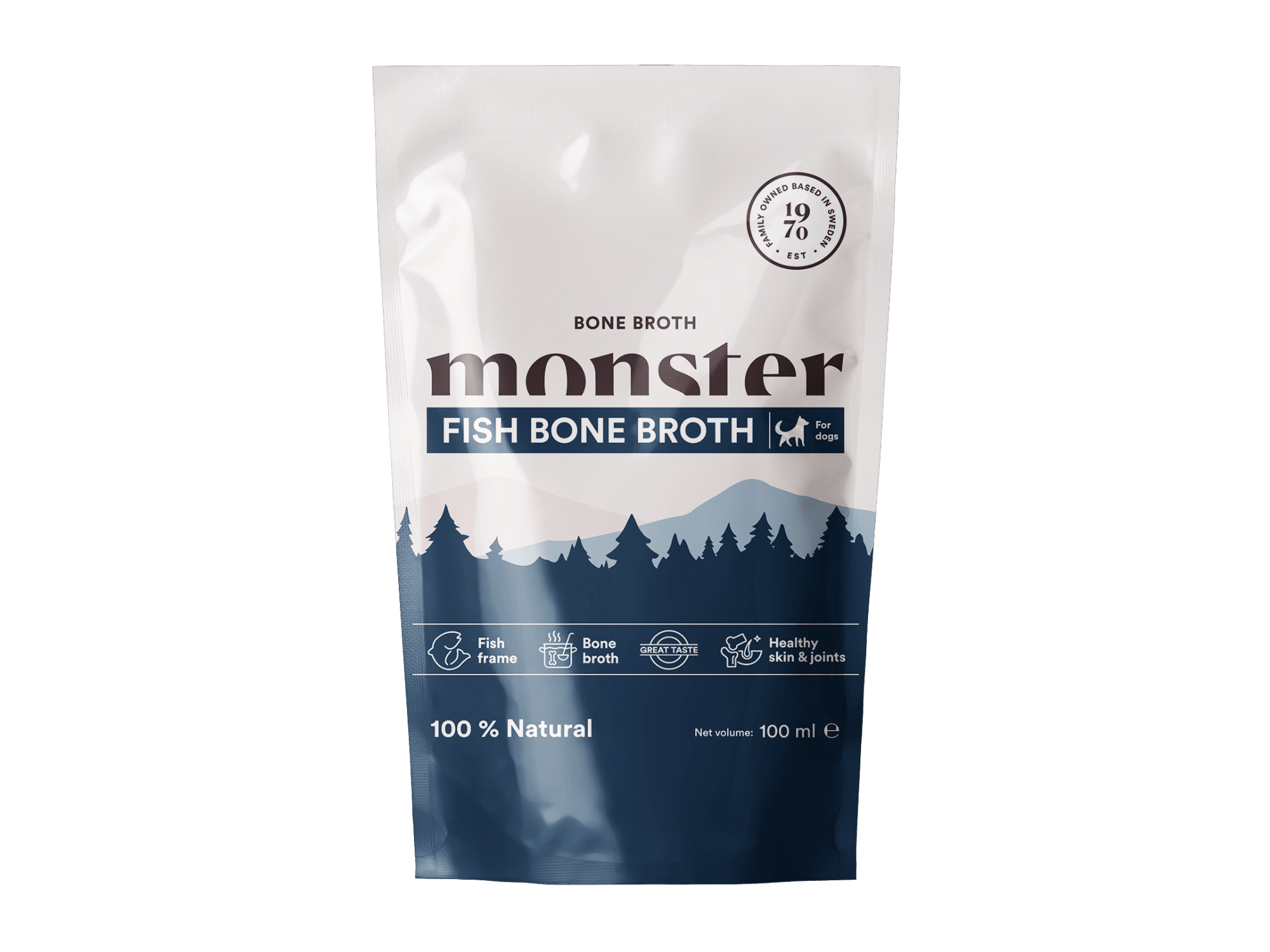 Monster flytende beinkraft av fisk - Hundepappa