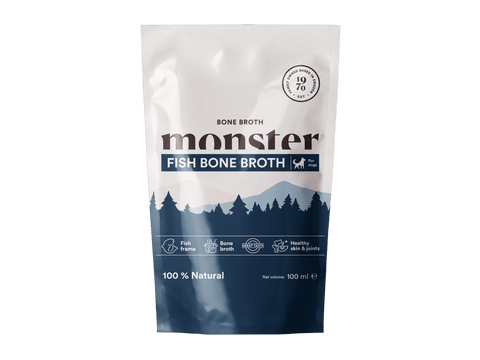 Monster flytende beinkraft av fisk - Hundepappa