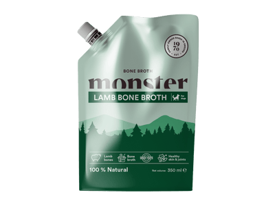 Monster flytende beinkraft av lam - Hundepappa