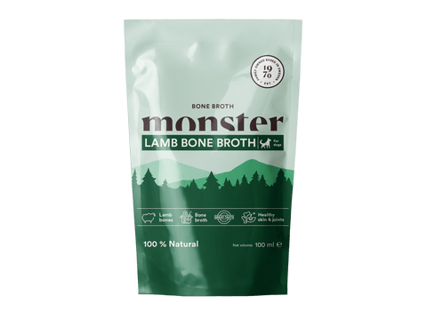 Monster flytende beinkraft av lam - Hundepappa