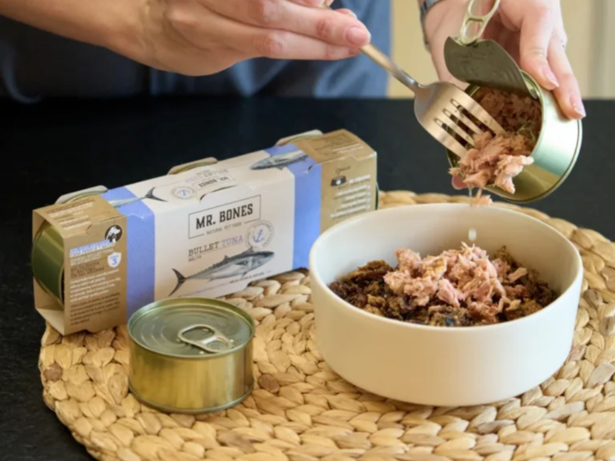 Mr. Bones hermetisert bullet tuna 240 g - Hundepappa