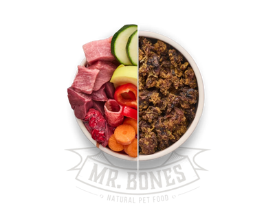 Mr. Bones lufttørket råfôr av iberisk gris - Hundepappa