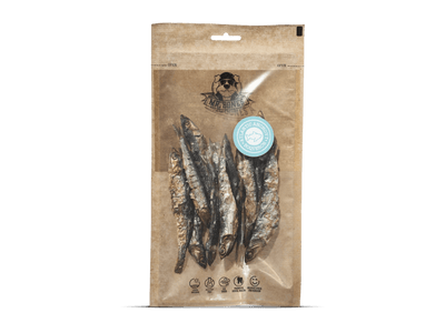 Mr. Bones Natural Snacks hele ansjos 50 g - Hundepappa