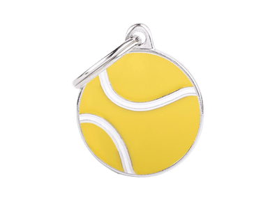 MyFamily ID brikke tennisball - Hundepappa