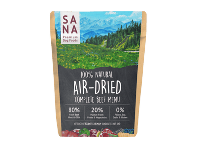 Sana lufttørket råfôr av storfe - Hundepappa